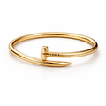 Regalia Gold Nail Bracelet